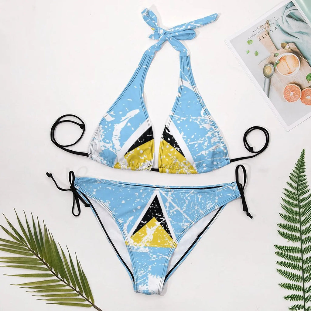 Bikini Swimwear Outfits  Elegant And Stylish Beachwear Set  Saint Lucia