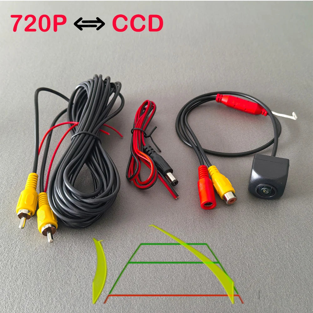 AHD Car Rear View Camera 12V Night Vision Backup Parking Reverse Camera Waterproof HD Color Image Video Vehicle Camera