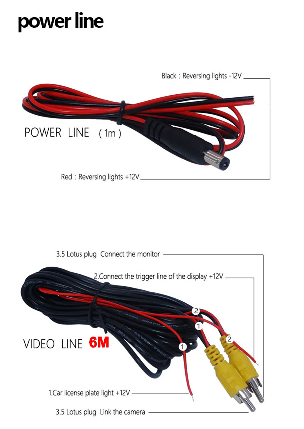Easy Installation 4.3Inch or Rear View Camera Monitor Screen Reversing Camera for Car Parking Parking System Camera for Vehicle