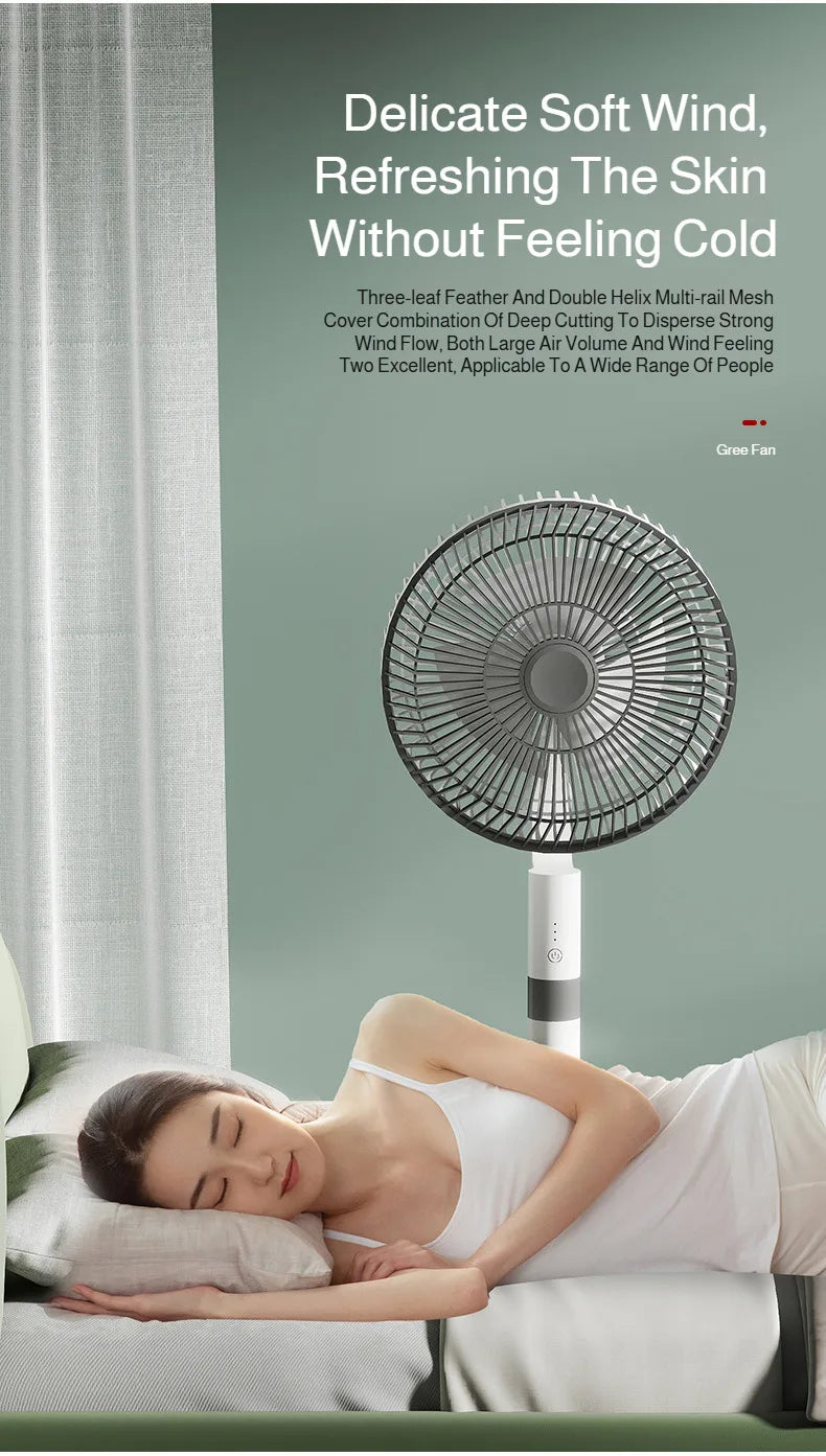 Household Air Circulation Fan Desktop Silent Electric Fan High Wind Floor Portable Fan Powerful Energy-saving Rental House Fan