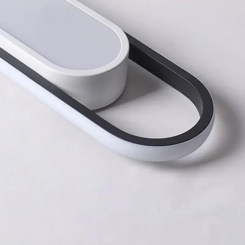 LED Ceiling Light, Minimalist Modern Light, Long Strip, Creative Bal Living Room, Bedroom, Study, Human Body Sensing Rectangular