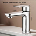 Home Bathroom Kitchen Cabinet Washbasin For High quality hot selling Stainless Steel Faucet Washbasin Sink Hot and Cold Water