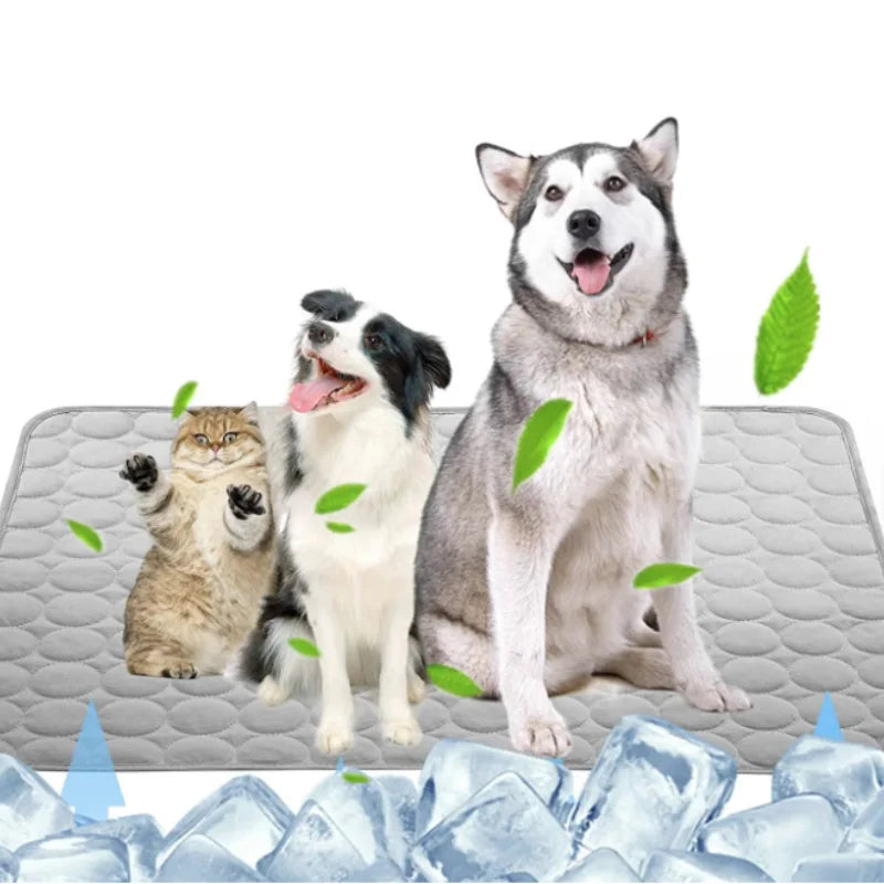 Dog Cooling Mat Summer Pet Cold Bed Extra Large For Small Big Dogs Pet Accessories Cat Durable Blanket Sofa Cat Ice Pad Blanket