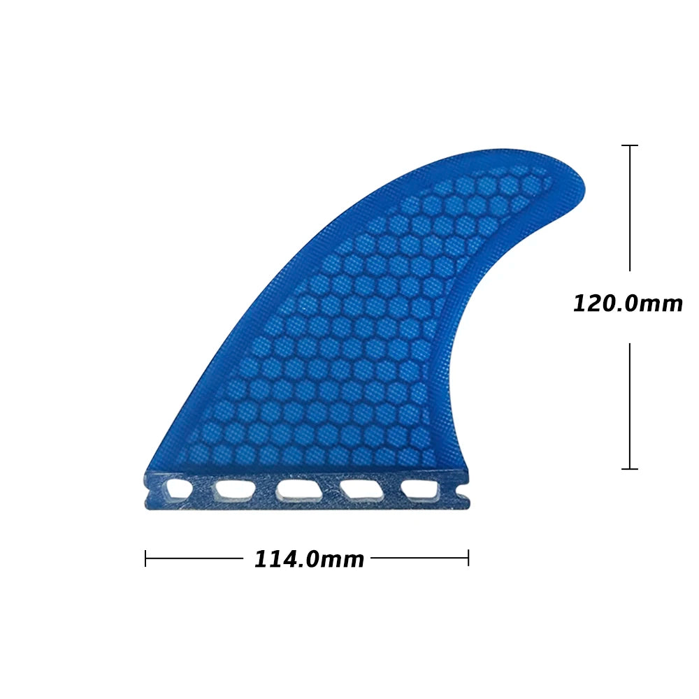 Surfboard Large Fins Tri Set UPSURF FUTURE Fins G7 Blue Honeycomb Short Board Fins 3 Pcs/set Fibreglass Quilhas Azul Surfing Fin
