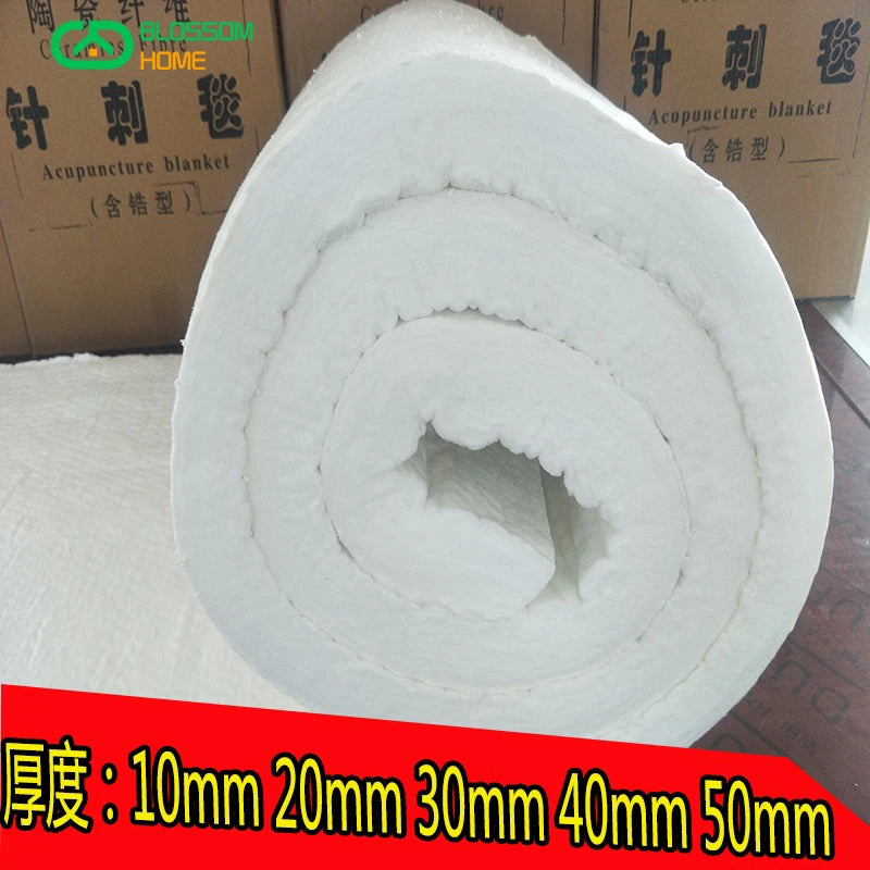 NEW 1650℃ High Temperature Resistance Zirconium Bearing Ceramic Fiber Blanket Fire Resistant Insulation Cotton 50mm 60mm Thick
