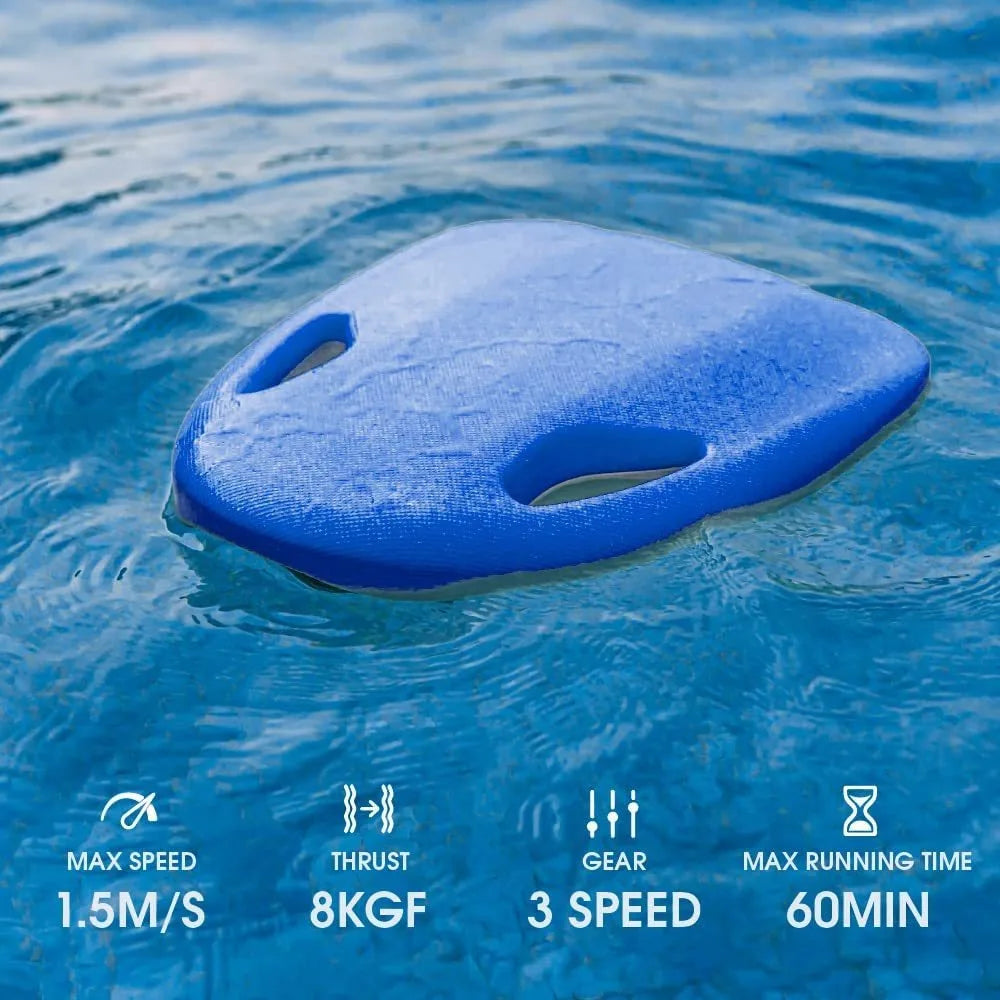 CAMORO 92.5Wh Swimming Kickboard 60 Mins Electric Swim Training Kickboard 3 Gear Water Sport Swimming Pool Board For Adults Kids