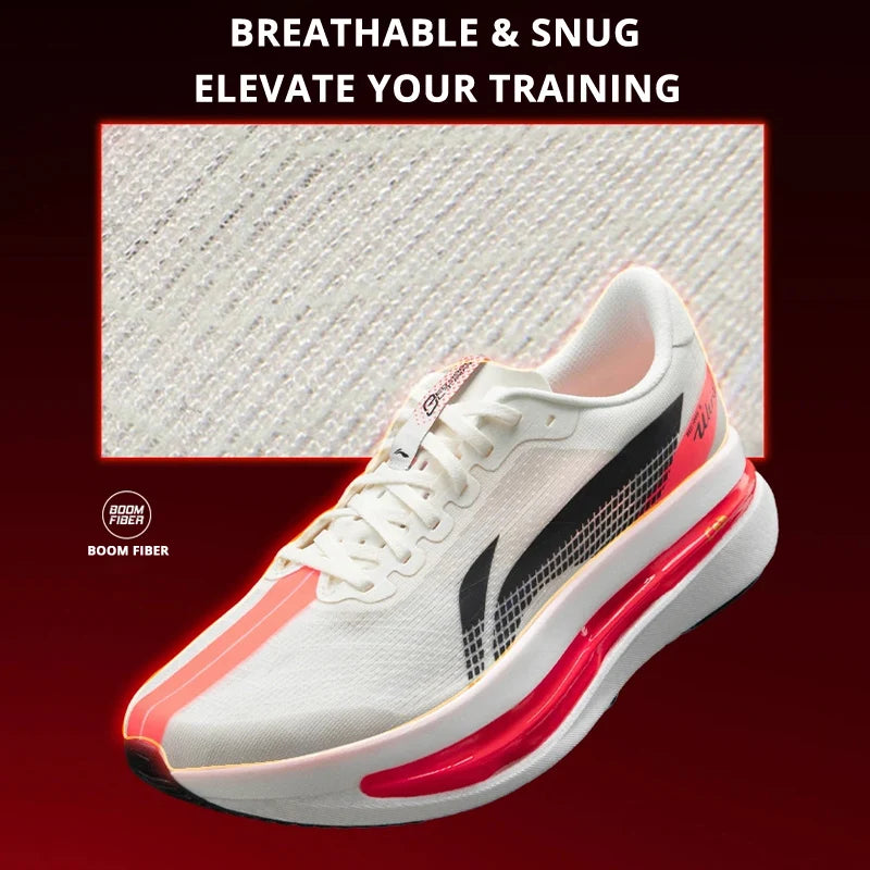 [Suguru Osako Style] Li-Ning Men's RED HARE 9 ULTRA Racing Running Shoes BOOM FIBER  Breathable Light LiNing Sneakers ARPW007