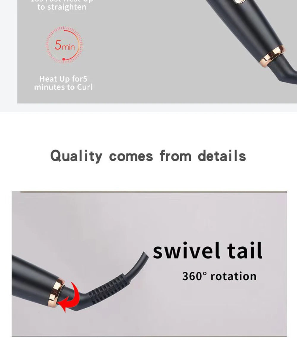 Curling Hair Straightener Hot Comb Electric Straighten Hair Brush Styling Tool Electric Hair Curler Brushes Salon Equipment