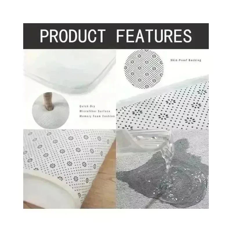 Kitchen Rug Non Slip Kitchen MatWashable Anti Skip Kitchen RugVivid Colors Kitchen CarpetHome Decorative Washable RugHome Gift