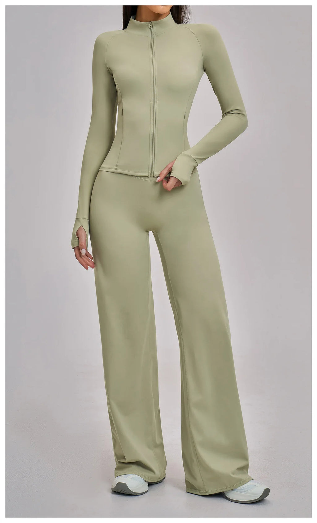 Women's Sports Yoga Pants High Waisted Straight Flared Trousers Running Fitness Sport Trousers Female Gym Casual Sports Pants