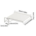 Foldable Design Cabinet Door Storage Rack With Towel Rack Countertop Cabinet Kitchen Shelf Door Mounted Storage Organizer