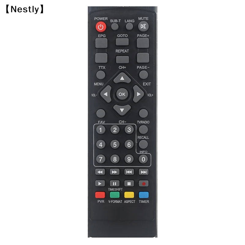 Remote Control  For DVB-T2 For Smart Television STB HDTV For Smart Set Top Box High Definition Digital Remote Control〔Nest〕