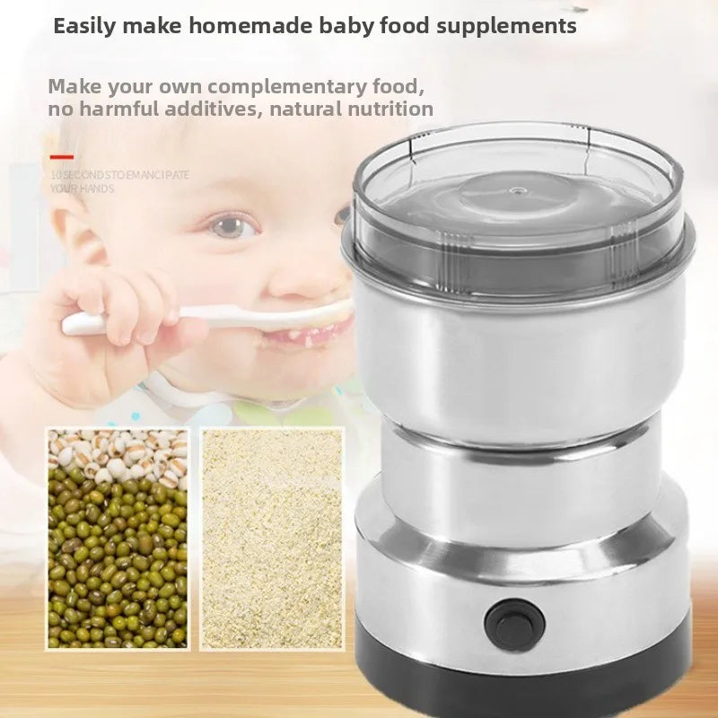 Kitchen Multifunctional 4 Blade Grain Grinder Coffee Chopping Home Electric Coffee Grinder Nut Bean Flavor Blender