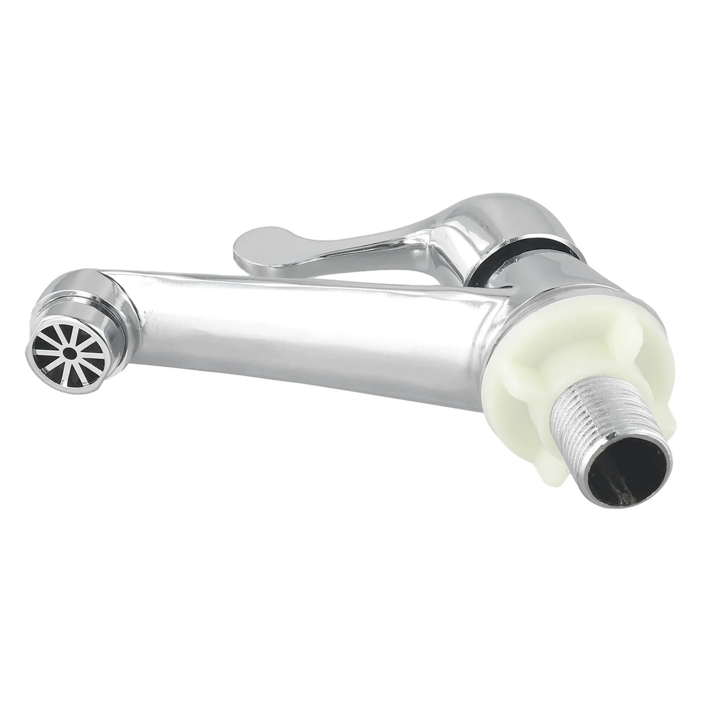 Bathroom Single Cold Water Tap Basin Sink Faucet Mixer Home Kitchen Stainless Steel Basin Sink Faucet Tap Accessories