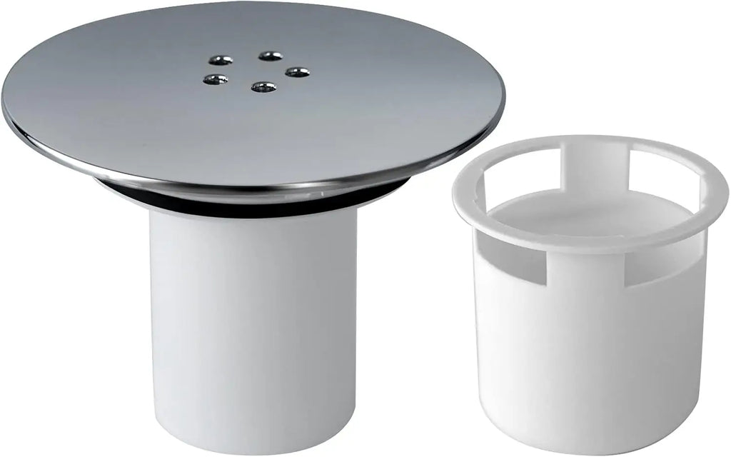 Replacement of Shower Drain Cover, Chrome Plated Shower Trap Cover, Shower Drain Cover, 90mm/115mm, Detachable