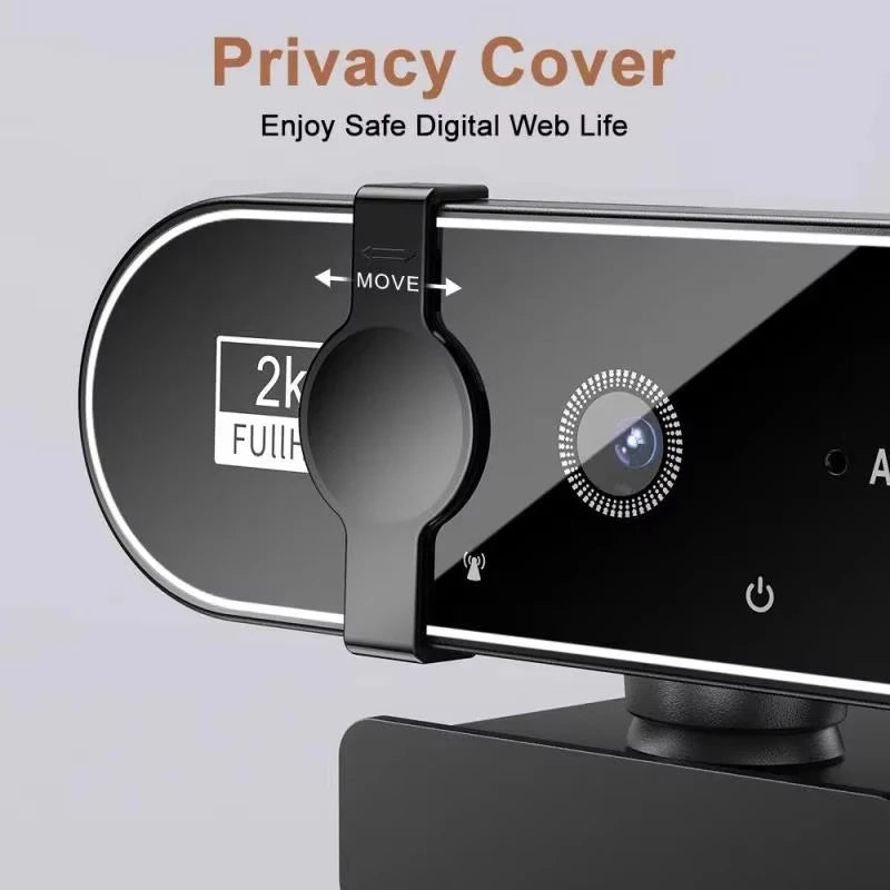 4K Webcam Video Camera 2K Autofocus Streaming Web Cam With Microphone Full HD 1080P Webcams for PC Computer Laptop