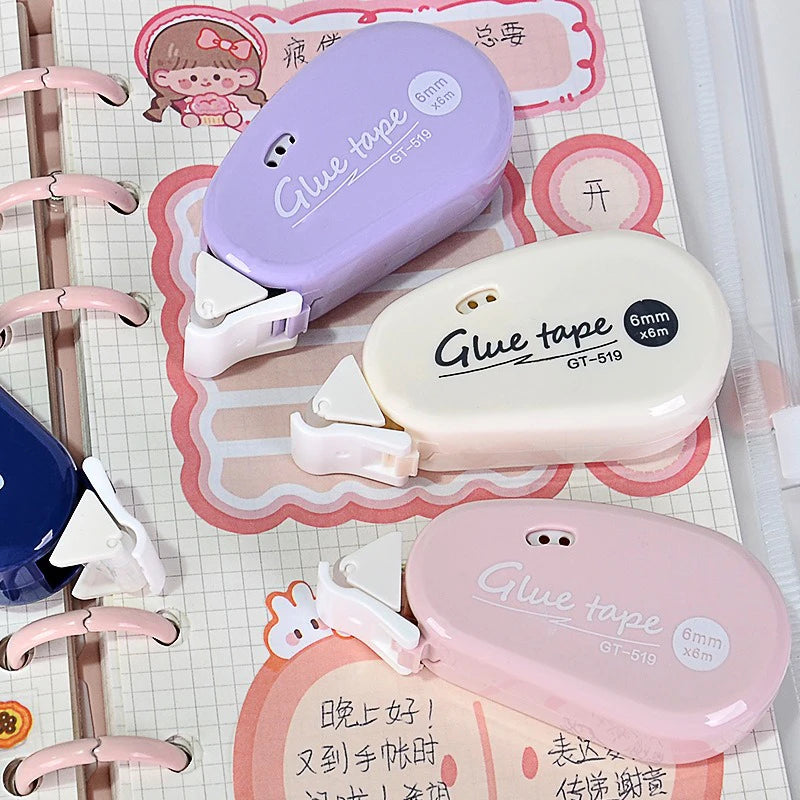 Double Sided Adhesive Paper Tape Dot Liner Tape Glue For Scrapbooking DIY Crafts Decor Office School Supplies Stationery 6mm*6m