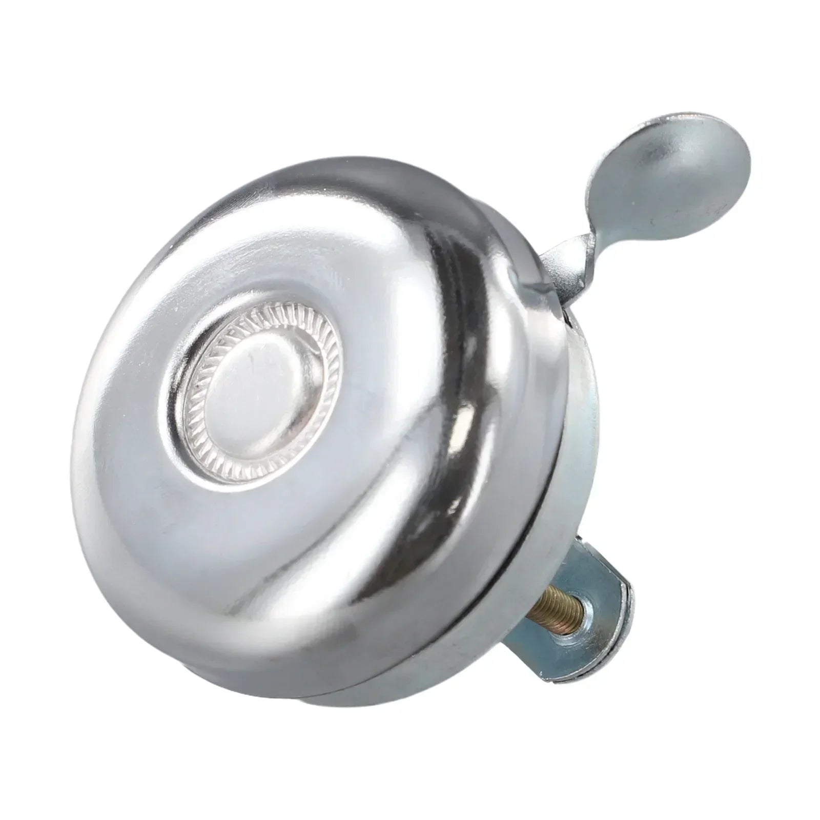 5.2cm Retro Bicycle Bell Nostalgic Cycling Doorbell Silver/Black Folding Road Electric Bikes Iron & Plastic Handlebar Accessory