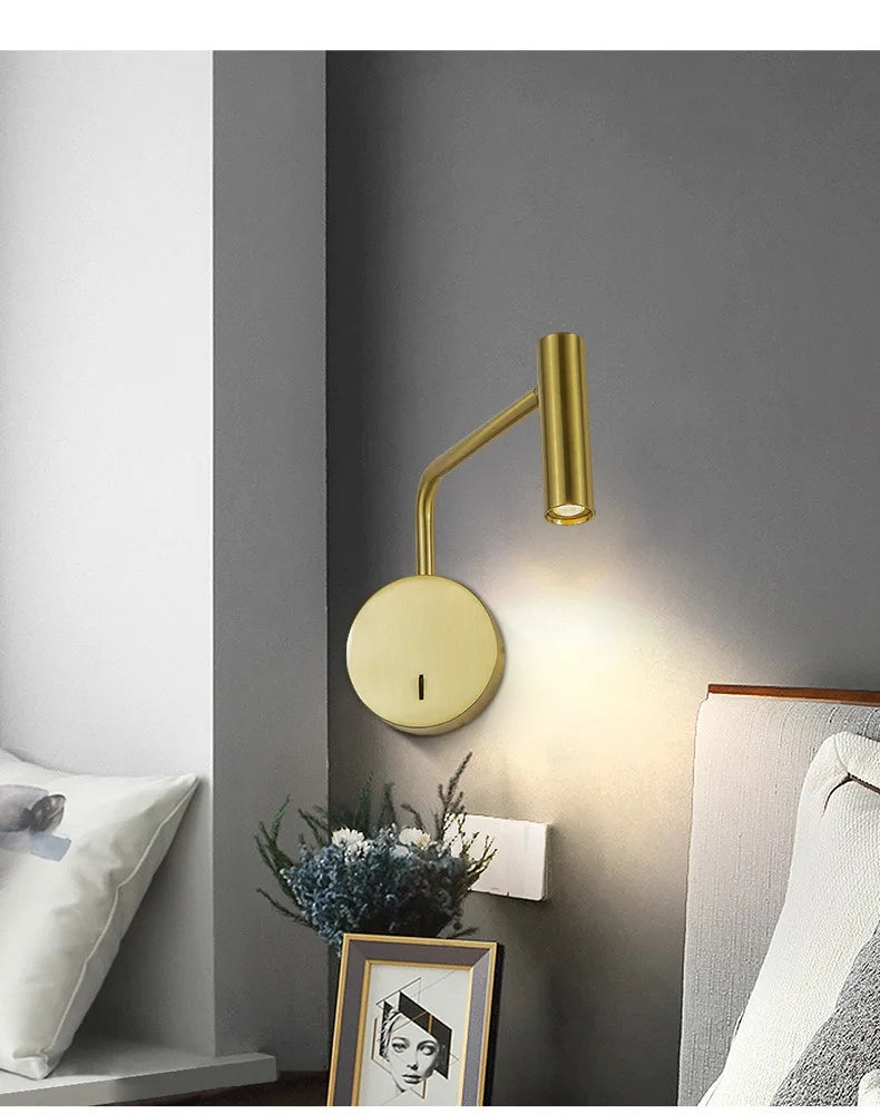 Modern LED Wall Lights 9w With Switch LED Wall Lamps Living Room Indoor Lighting Bedside For Bedroom Read Wall Sconce