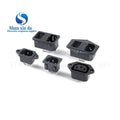 5PCS/Lot AC-04 AC Power Socket 250V 10A 3-pin With Ears For Electric Car Computer Power Socket