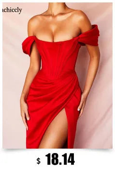 Kesiachiccly Off Shoulder Sexy Dress Women Vintage Bodycon Black Summer Dress Elegant Short Female Mini Party Club 2022 Dress