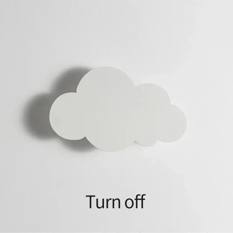 LED Cloud Wall Lamp Touch Control Dimmable Modern Wall Light for Kids Children's Bedroom Living Room Decor 220v