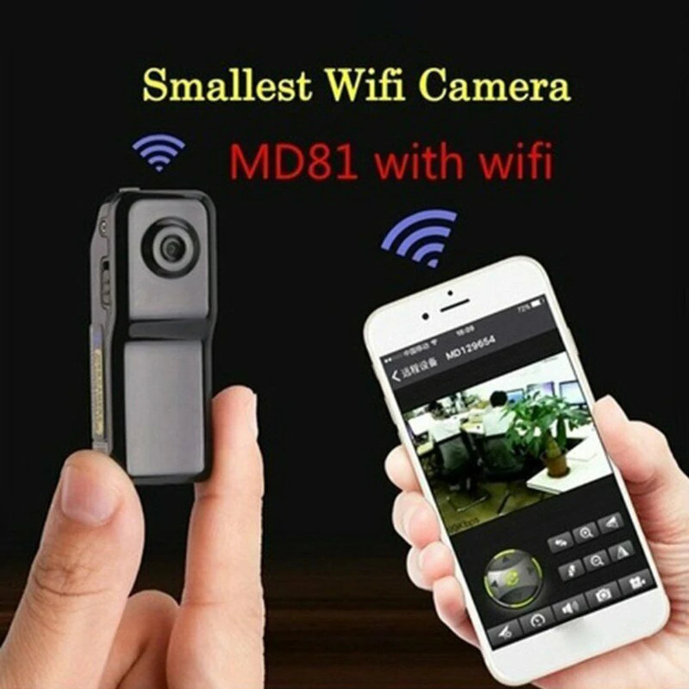 HD Mini DV Camcorder Camera For Home and Office Body Mount Portable Video Record Nanny Security Cam Small Sports Car DVR Webcam