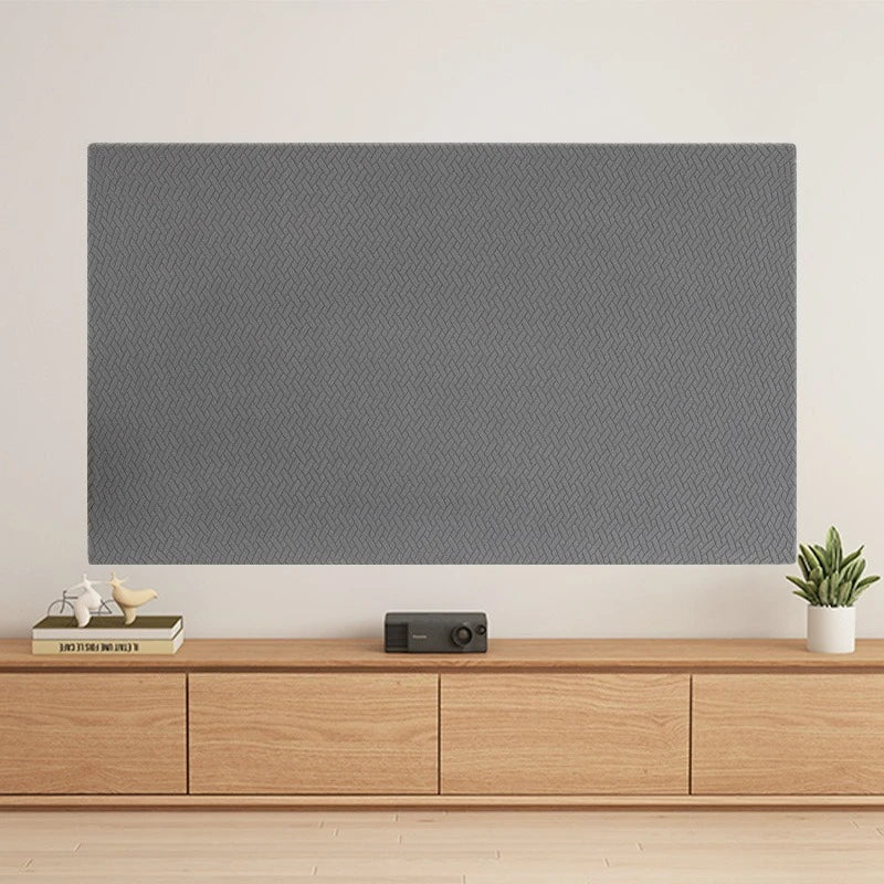 55/100/65 Inch LCD Screen TV Cover Solid Color Full Coverage Cloth Thickened High Elastic Dust Proof Cover Universal Decorative