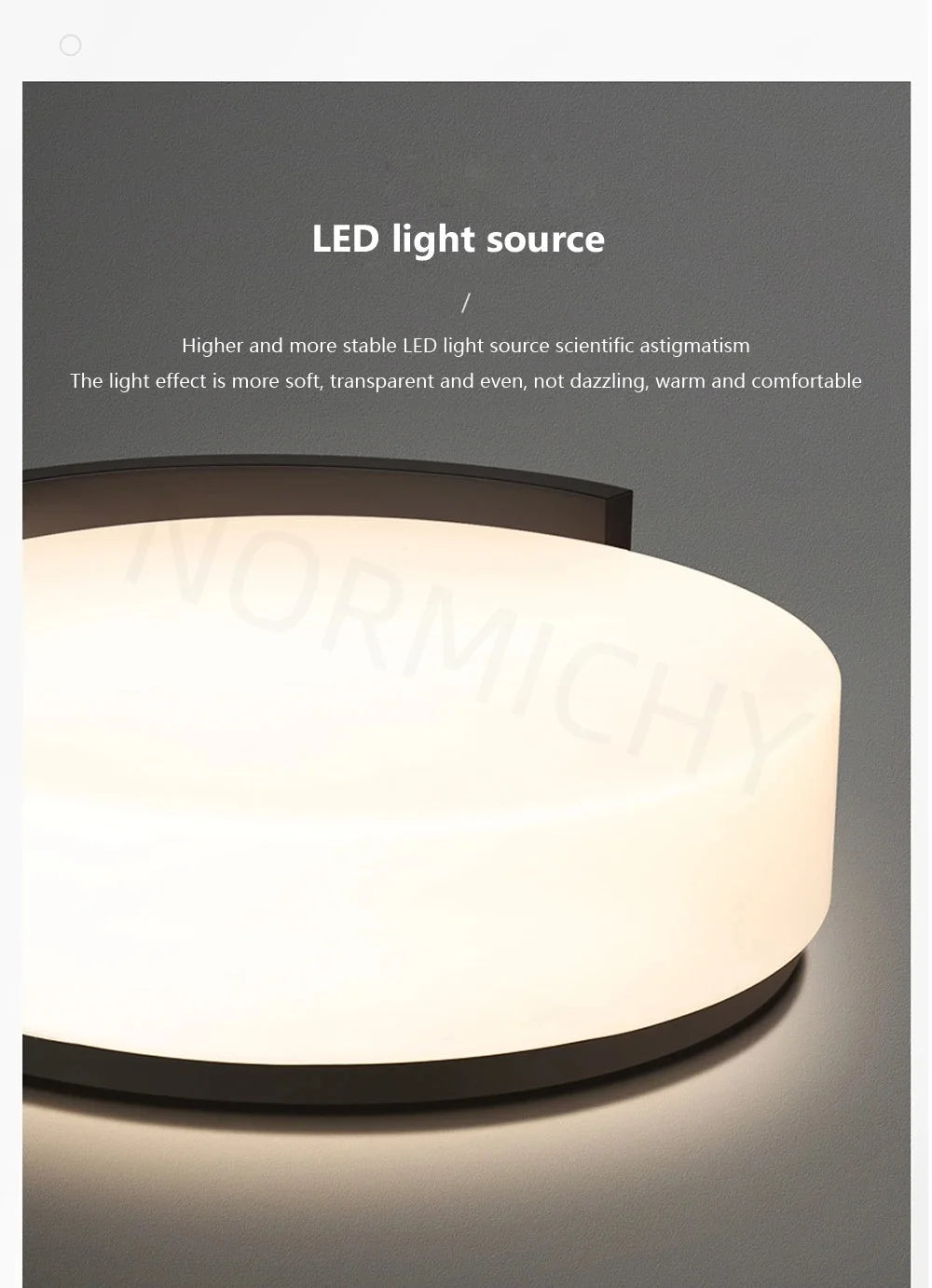 Modern Led Minimalist Nordic Black And White Room Main Light Living Room Circular Ceiling Light New Home Appliance Light Fixture