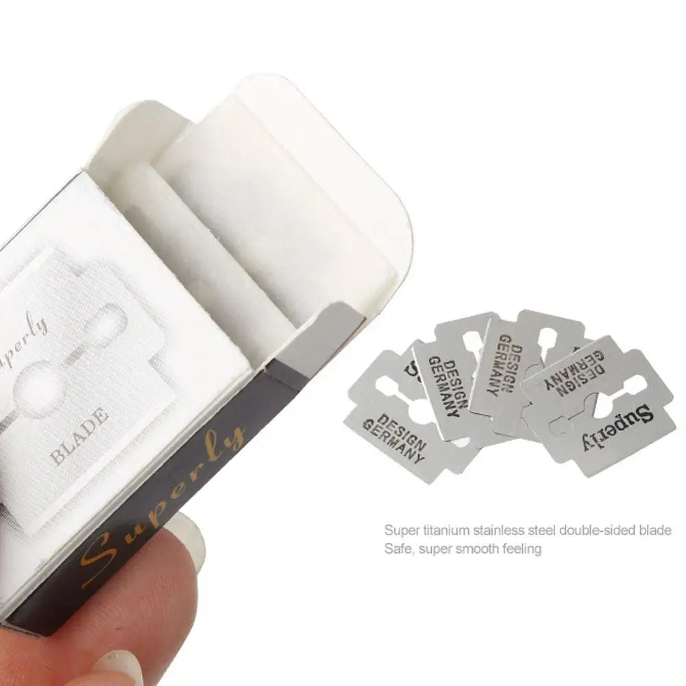 100pcs Steel Pedicure Blades Accessories Hand Foot Scraping Knife Dead Skin Scraper Skin Remover Universal Foot Care Scrubber
