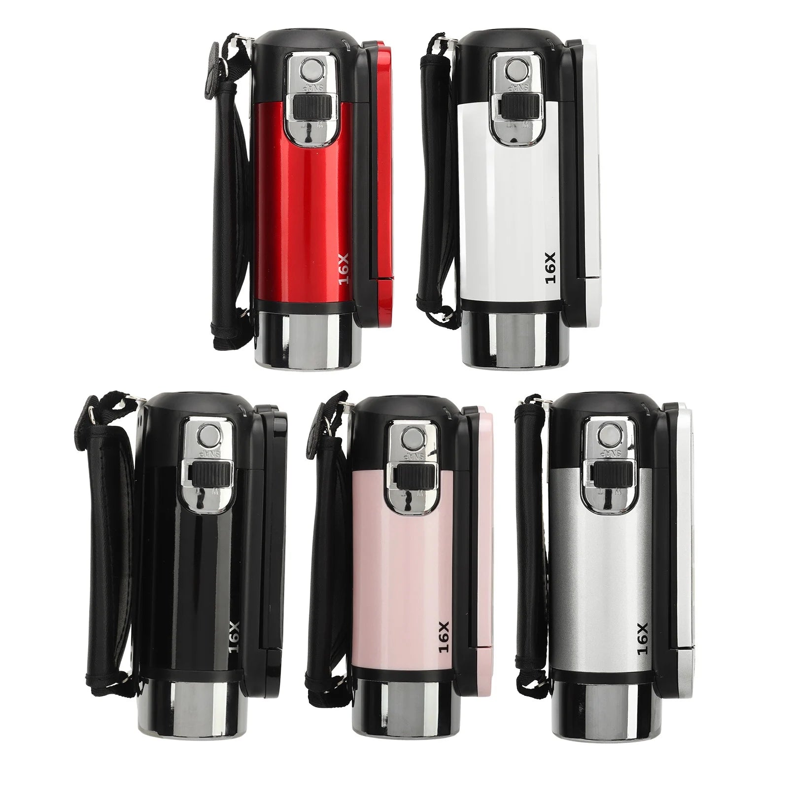 16MP Digital Camera HD Video Camcorder 2.4 Inch Rotatable Screen 16X Digital Zoom Video Camera Recorder USB Connection Port