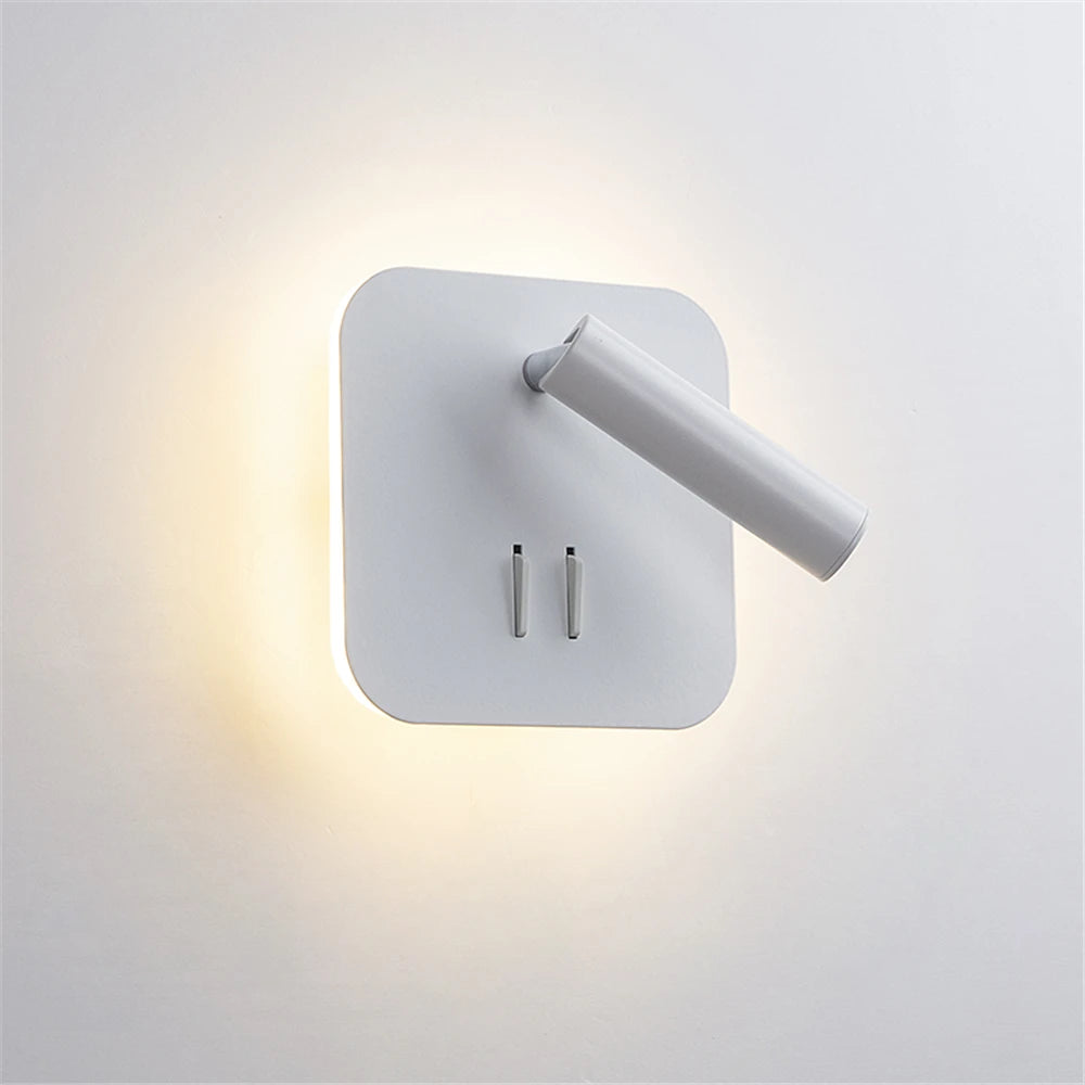 Turnable Led Wall Light With Switch Reading Lamp Bedroom Living Room Wall Lamp Desk Lamp Lighting Fixture AC85-265V