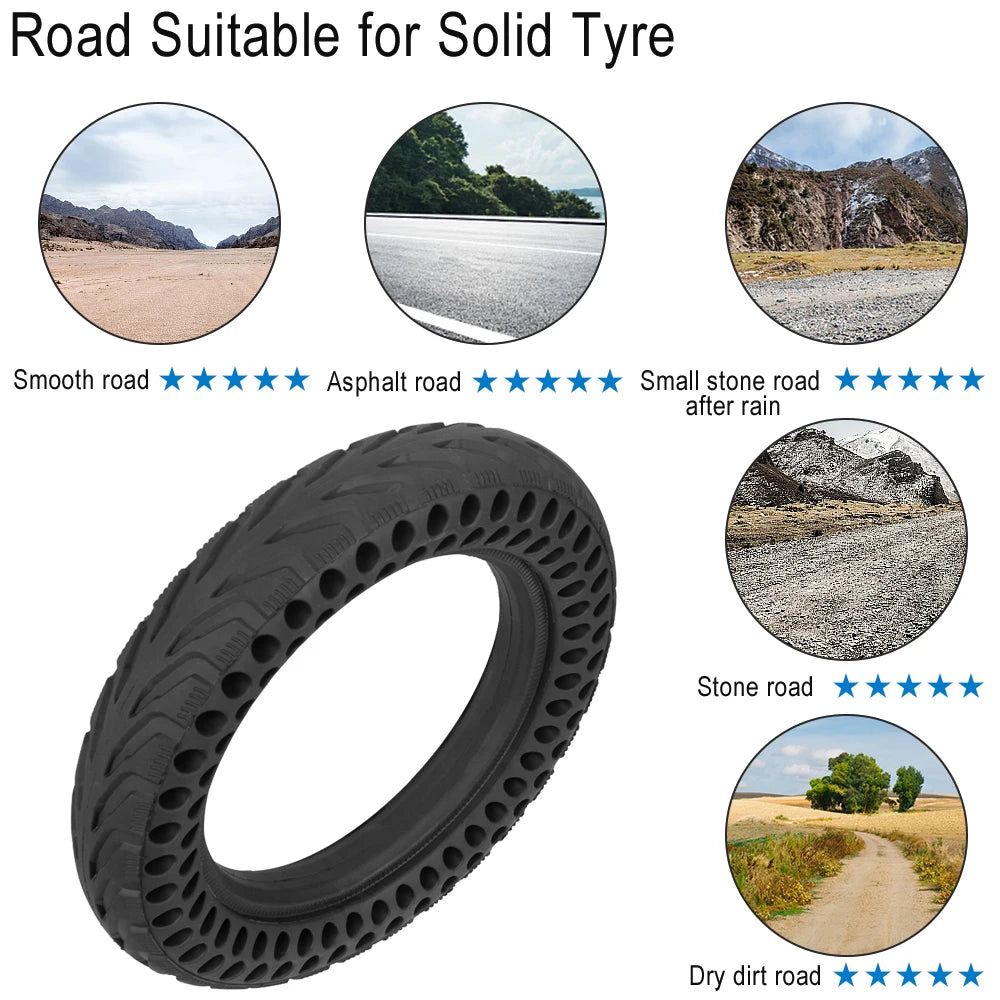 12 Inch Tyre 12 1/2x2 1/4 (57-203)For E-Bike Scooter 12x2.125 Tire Electric Scooter Balancing Hoverboard Honeycomb Soild Tyre