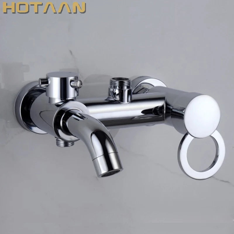 . Bathroom Mixer Bath Tub Copper Mixing Control Valve Wall Mounted Shower Faucet concealed faucet YT-5313