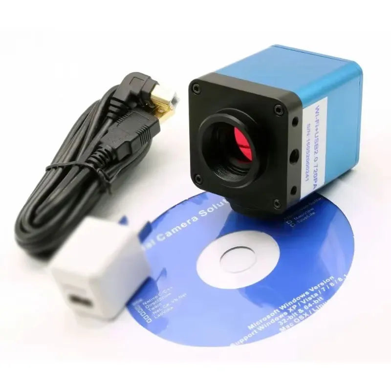 720P HD Industrial Microscope Camera CMOS C-Mount Camera electronic eyepiece