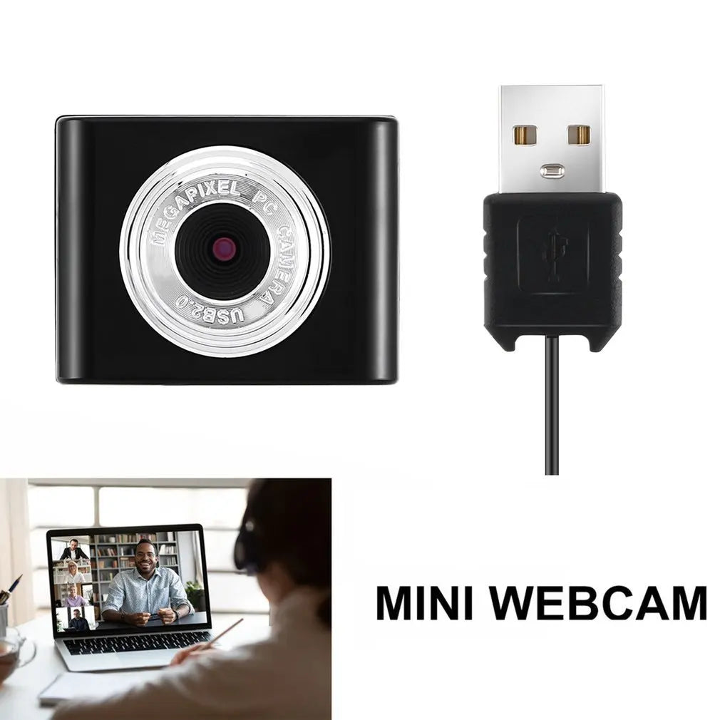 Hot HD Web Computer Camera 3 Million Pixels Mini Webcam with Microphone for Desktop Laptop USB Plug & Play for Video Calling
