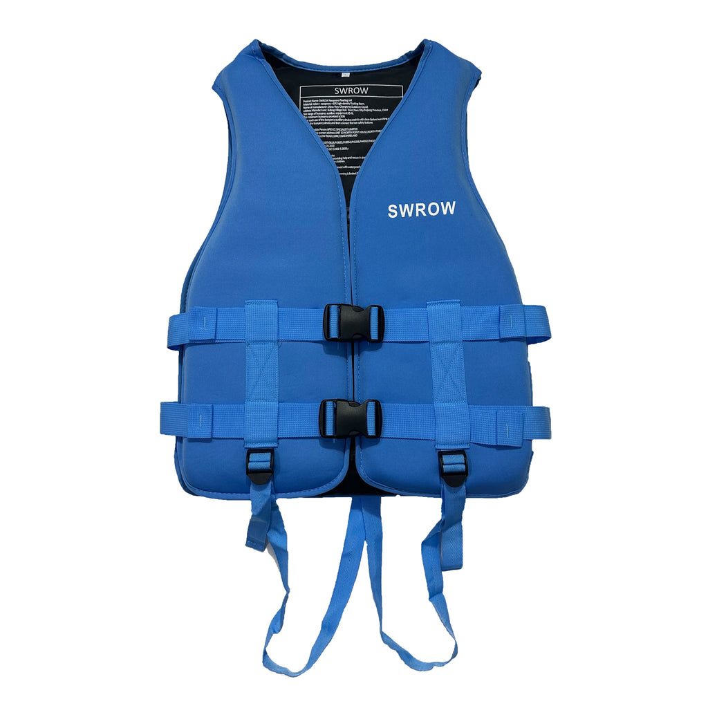 Neoprene Life Jacket Adult Kids Life Vest Water Sports Fishing Vest Kayaking Boating Swimming Surfing Drifting Safety Life Vest