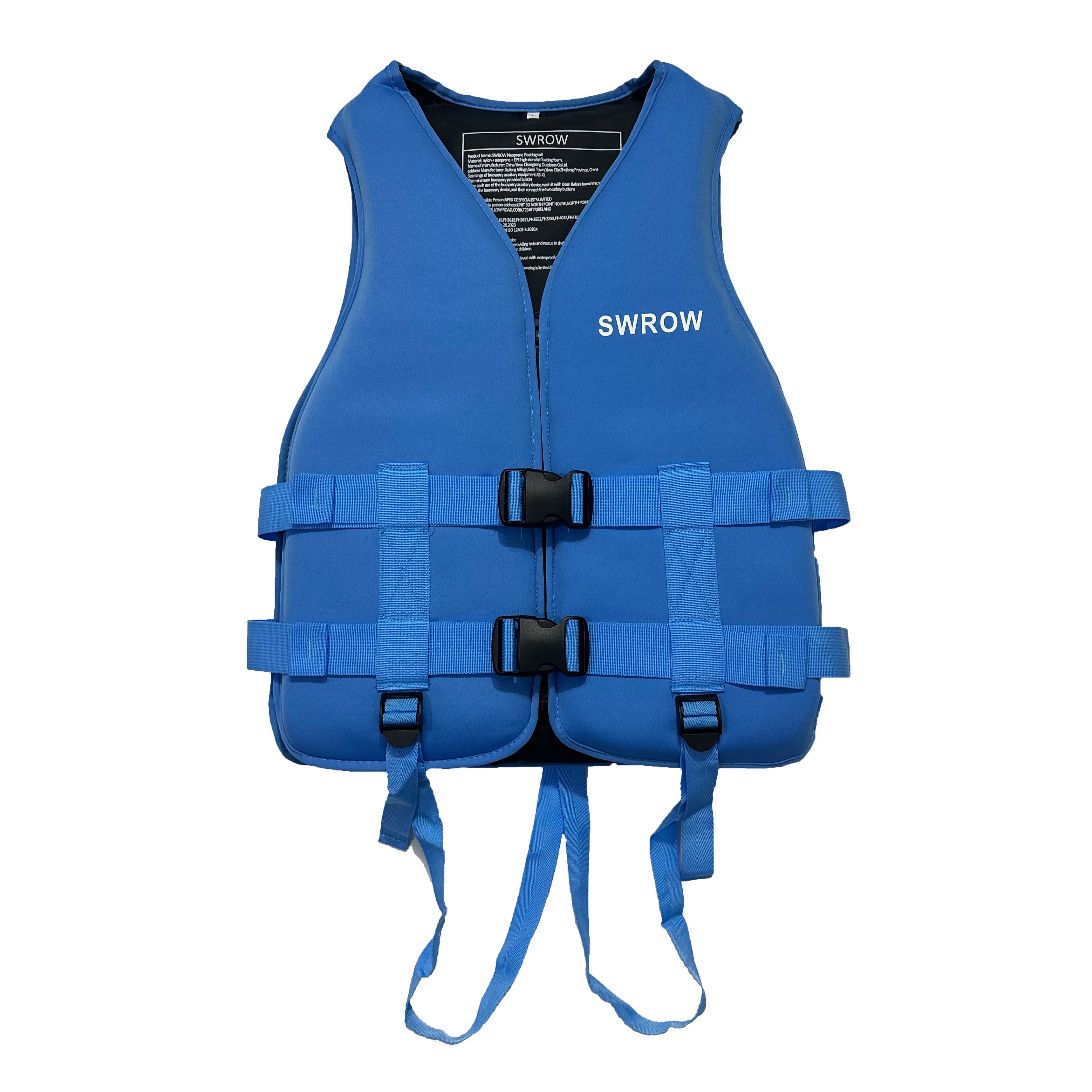 Neoprene Life Jacket Adult Kids Life Vest Water Sports Fishing Vest Kayaking Boating Swimming Surfing Drifting Safety Life Vest