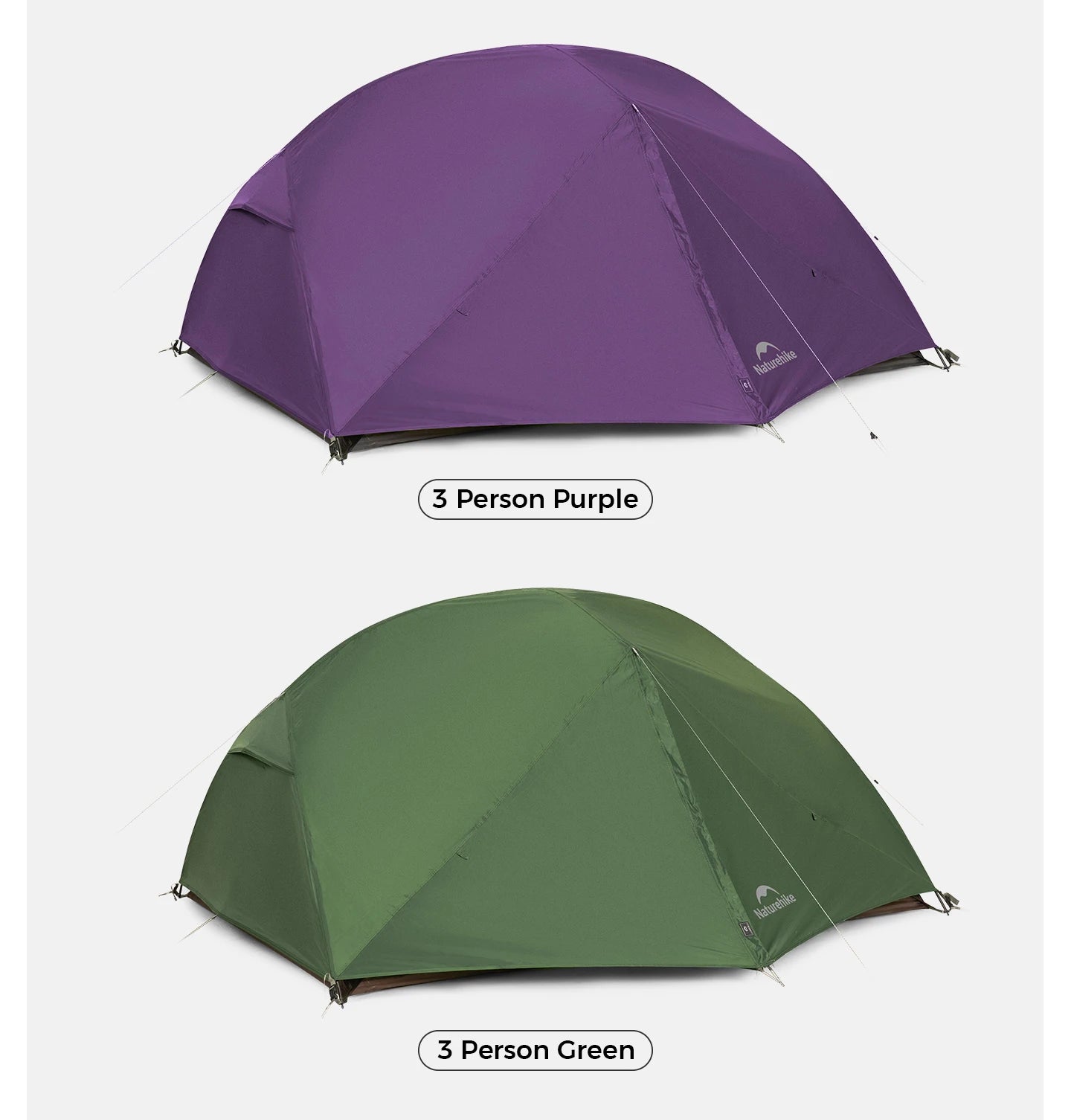 Naturehike Tent Mongar BASE/PRO/UL 1 2 3 Person Tent Ultralight Outdoor Camping Tent Waterproof Hiking Backpacking Tent Awning