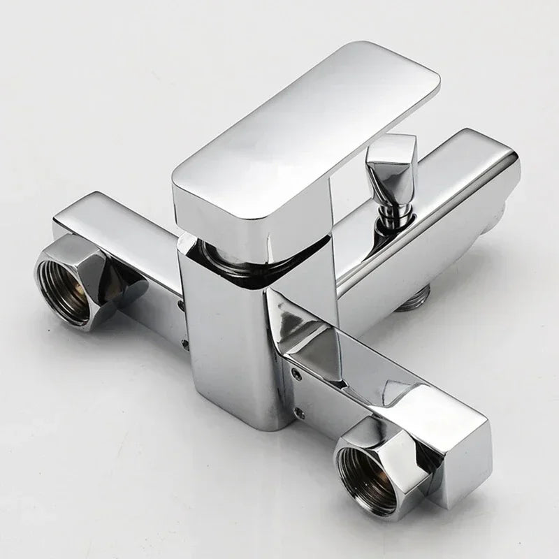 Shower Faucet Wall Mounted Bathroom Bathtub Faucets Shower Set Single Handle Hot and Cold Mixing Valve Tap Shower Accessories