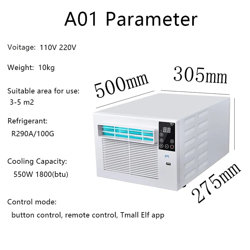 A01 Potable Air Conditioner For Home Use Minimum 16 Degrees Small Mobile Air Conditioning