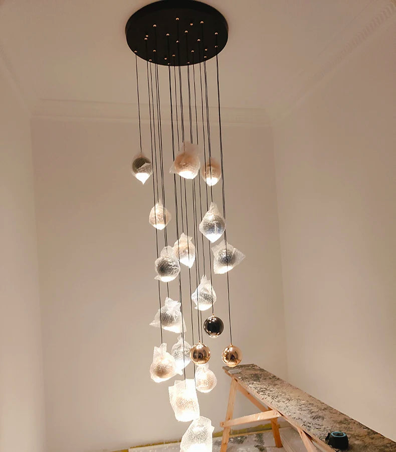 Home Decor Led  Chandeliers Ceiling Lights Pendant Lamps Hanging Light For Living Room Dining Hallway Entrance Indoor Lighting