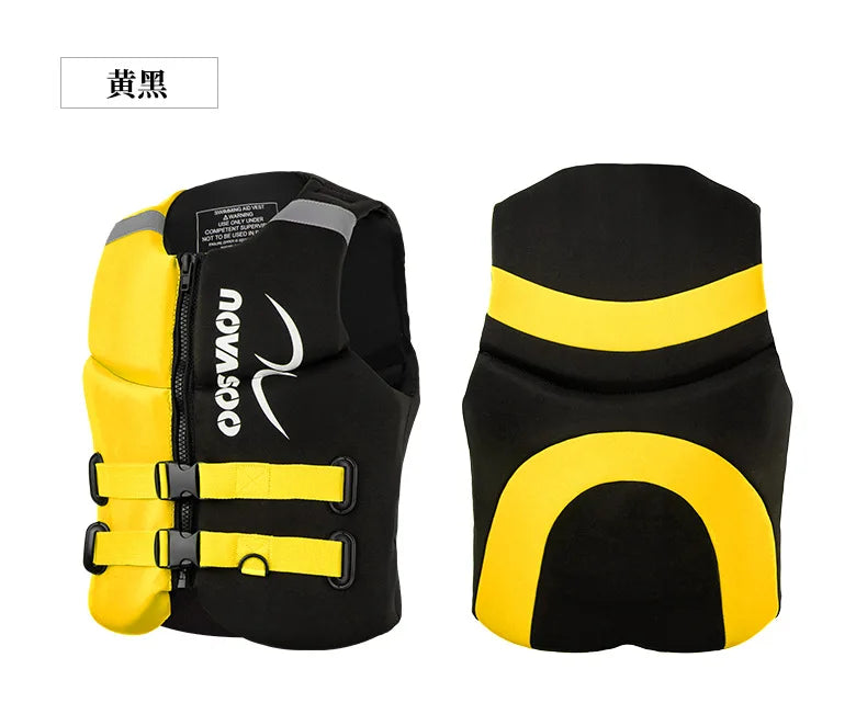 Professional Swimming Life Jacket Large Buoyancy Water Ski Vest Anti-collision Rafting Surfing Various Water Sports for Adults