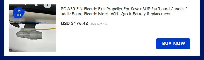 380W 600W Electric Fin Stand Up Paddle Board Push Motor Electric Power Fin SUP Surf Kayak POWER FIN Underwater motor