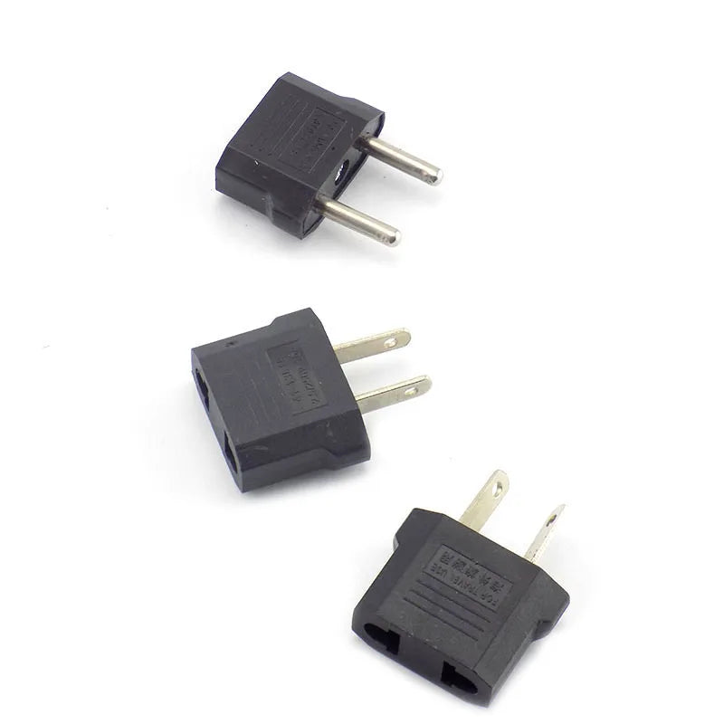 2PCS European US AU EU Plug Converter Power Socket Adapter American Japan US To EU Euro Travel Adapter Outlet connector C1