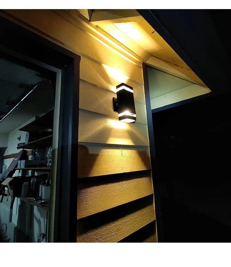 Street Wall Light Outdoor Waterproof LED E27 Bulb External Facade Decor Stairs Lights Entrance Fixture Home Decorative Lamp Wall