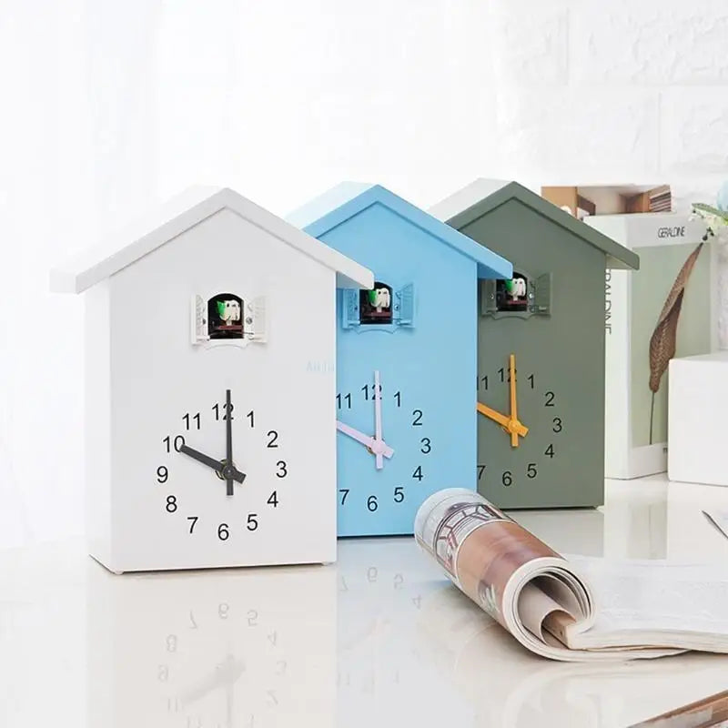 2025 New Modern Plastic Bird Cuckoo Design Wall Hanging Clock Wall Art Home Decoraton Modern Brief Decoration