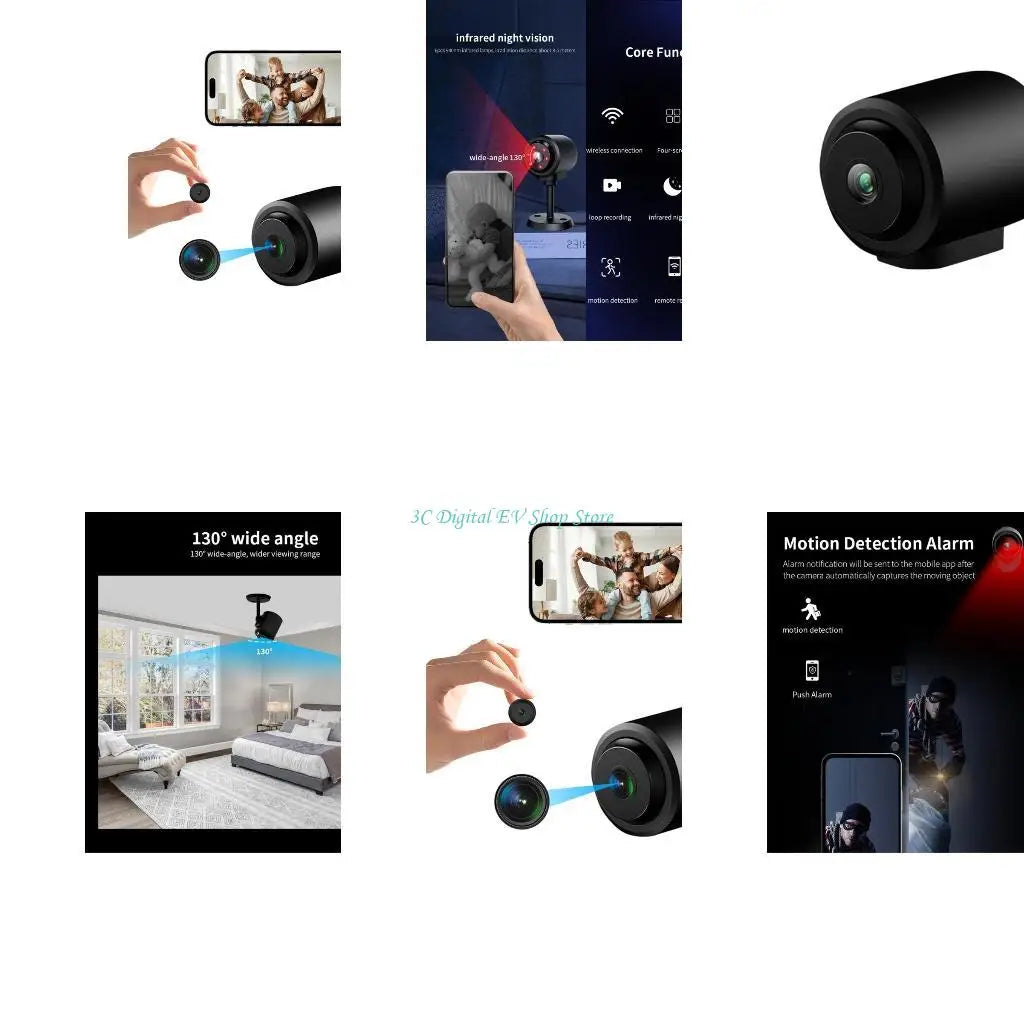 E74D Remote Access Security Camera Indoor Camera With Video Quality Intelligent Motions Alerts with APP Monitoring for Phone