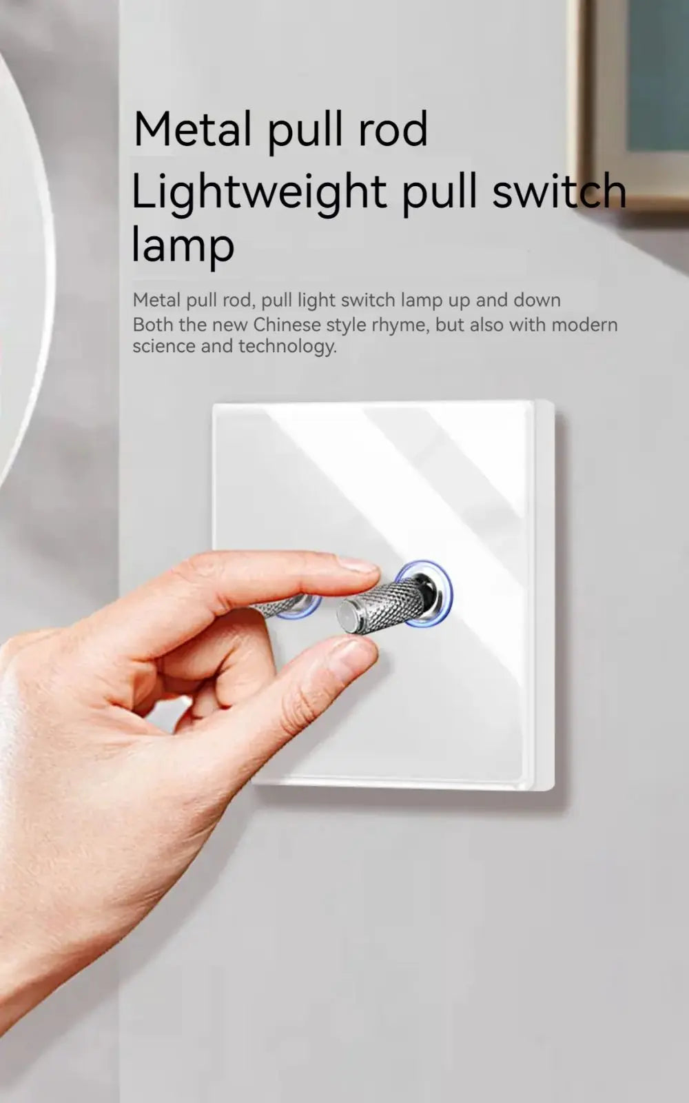 White Tempered Glass Work Driving Arm Wall Light Switch Led Indicator Light EU UK Standard 1/2/3/4gang Bedroom Usb Switch Socket