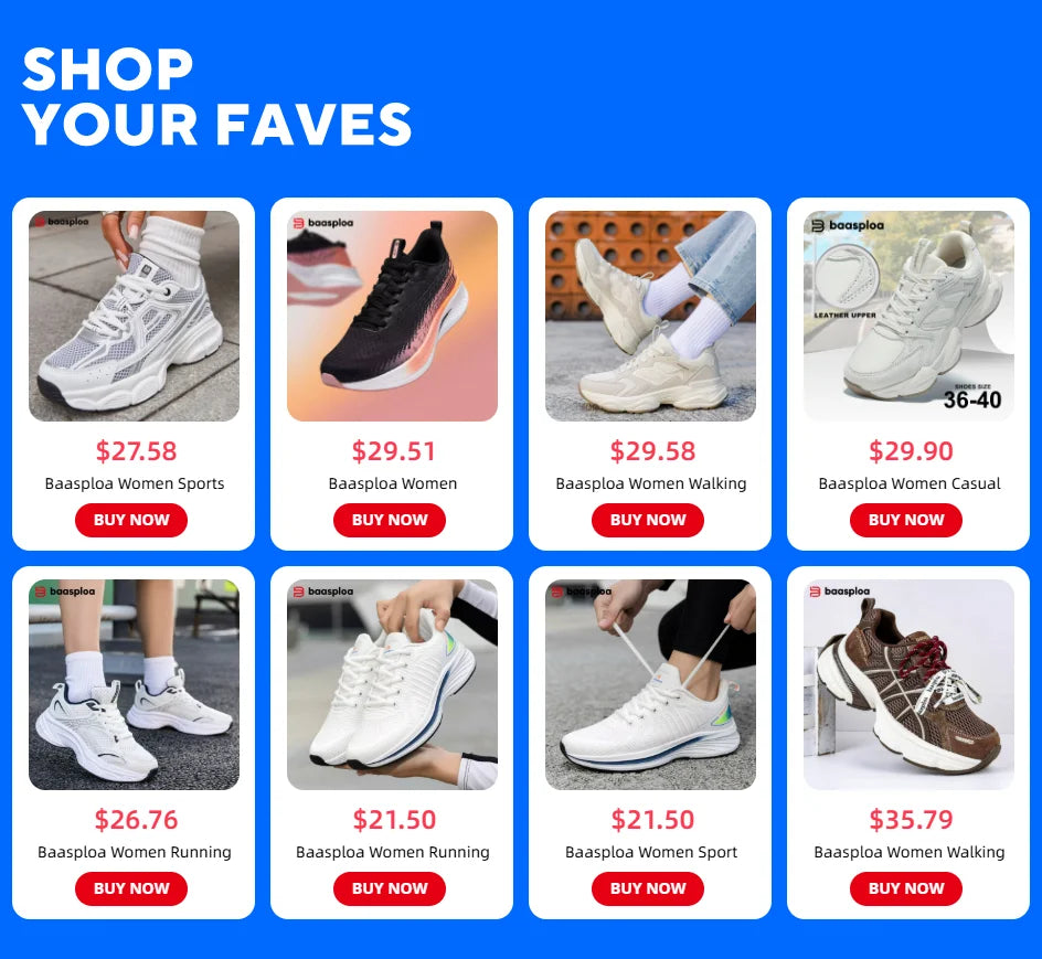 Baasploa Women Professional Carbon Plate Running Shoes Lightweight Breathable Sport Shoes Female Comfort Marathon Sneakers